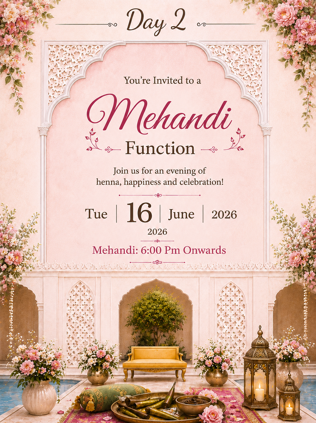 Mehandi and Sangeeth Night
